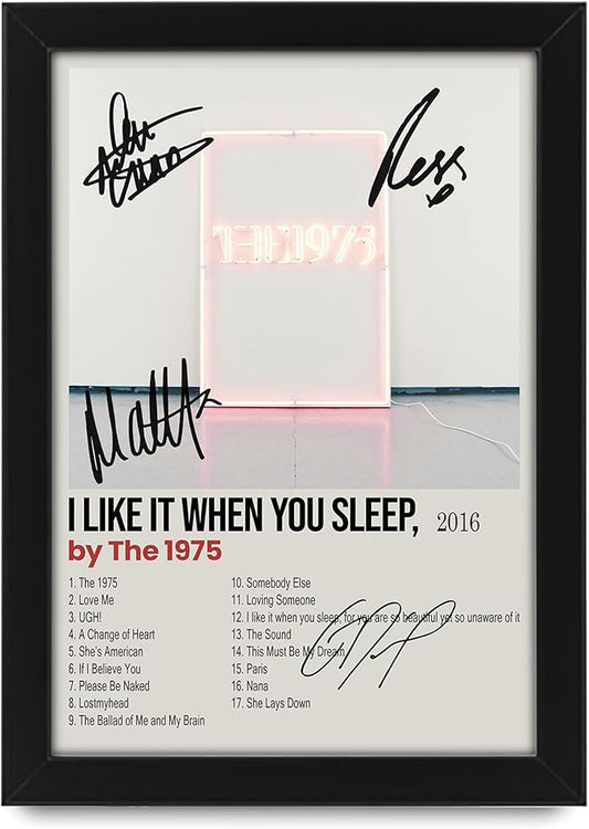 The 1975 Signed Poster Album Cover Print - Limited Edition Autograph Fan Gift – Collectible Memorabilia Merchandise