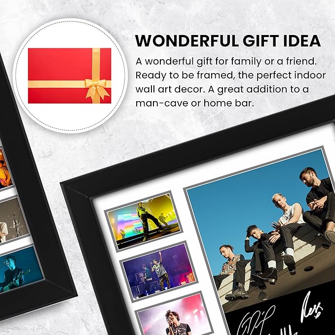 The 1975 Autographed Collage Poster Print - Wall Art for Fans of the Band, Limited Edition, Fan Merchandise, Memorabilia, Collectibles, Band Memorabilia,