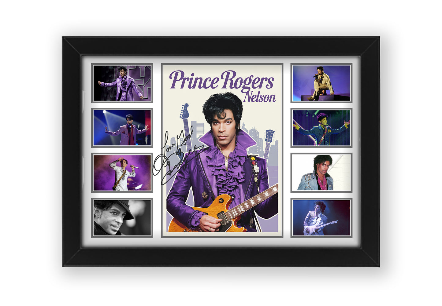 Prince Rogers Nelson Signed Poster Print- Limited Edition Autograph Fan Gift – Collectible Memorabilia Merchandise