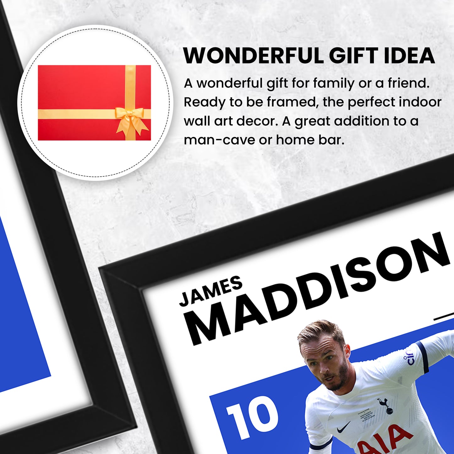James Maddison Tottenham Hotspur Signed Poster Print- Limited Edition Autograph Fan Gift