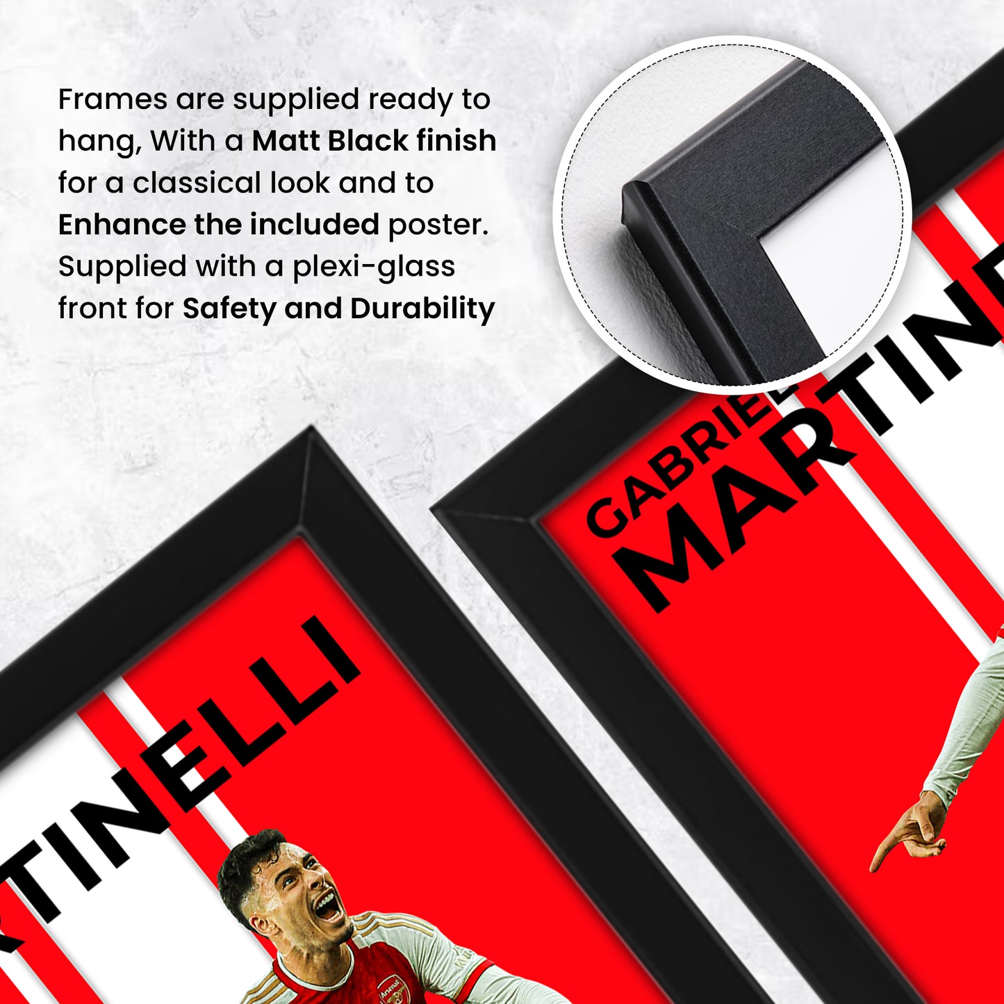 Gabriel Martinelli Signed Poster Print - Limited Edition Autographed Memorabilia - Perfect Fan Gift for Arsenal FC Supporters