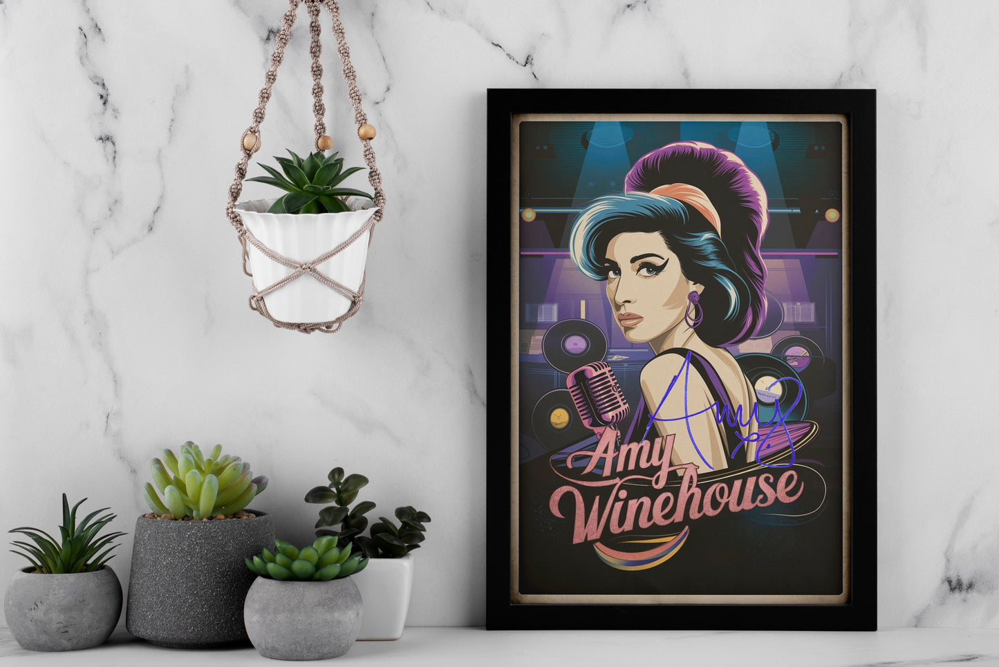 Amy Winehouse Signed Poster Print – Limited Edition Autographed
