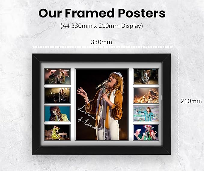 Florence & The Machine Signed Poster Print- Limited Edition Autograph Fan Gift – Collectible Memorabilia Merchandise