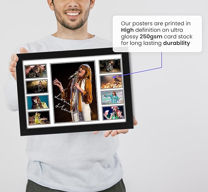 Florence & The Machine Signed Poster Print- Limited Edition Autograph Fan Gift – Collectible Memorabilia Merchandise