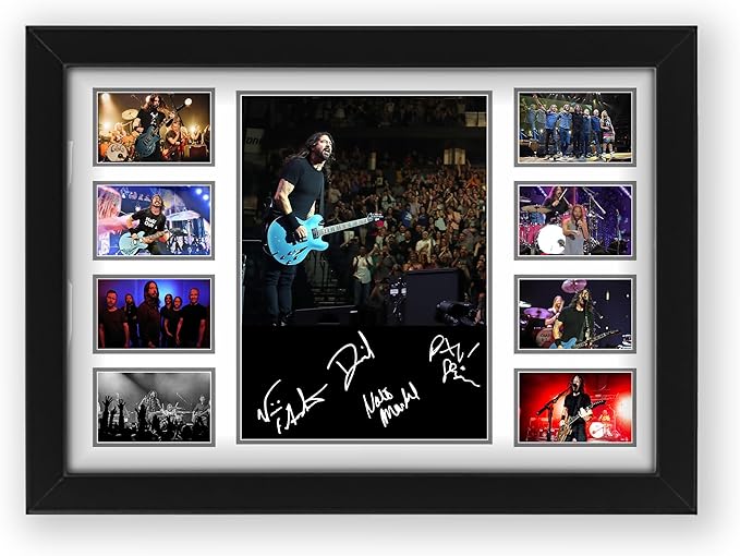 Foo Fighters Rock band Signed Poster Print- Limited Edition Autograph Fan Gift – Collectible Memorabilia Merchandise