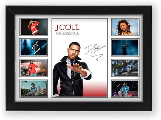 J Cole Signed Poster Print- Limited Edition Autograph Fan Gift – Collectible Memorabilia Merchandise