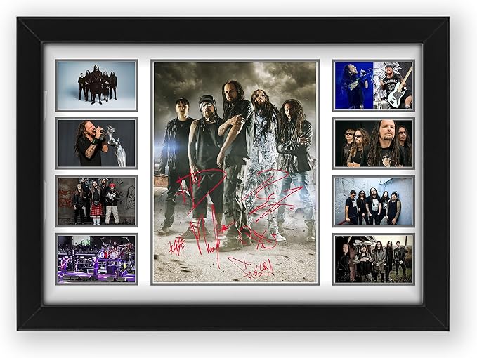 Korn Band Signed Poster Print- Limited Edition Autograph Fan Gift – Collectible Memorabilia Merchandise Music Artist