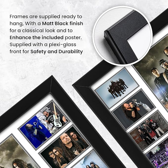 Korn Band Signed Poster Print- Limited Edition Autograph Fan Gift – Collectible Memorabilia Merchandise Music Artist