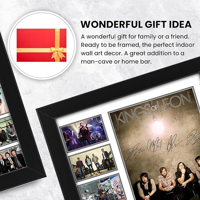 Kings Of Leon Signed Poster Print- Limited Edition Autograph Fan Gift – Collectible Memorabilia Merchandise