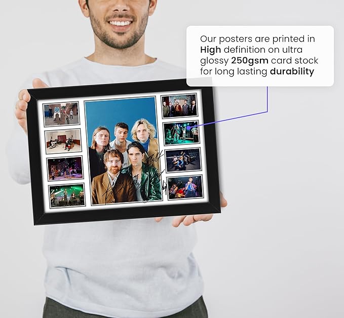 Fontaines D.C. Signed Poster Print- Limited Edition Autograph Fan Gift – Collectible Memorabilia Merchandise | Modern Culture Artwork, Music Memorabilia