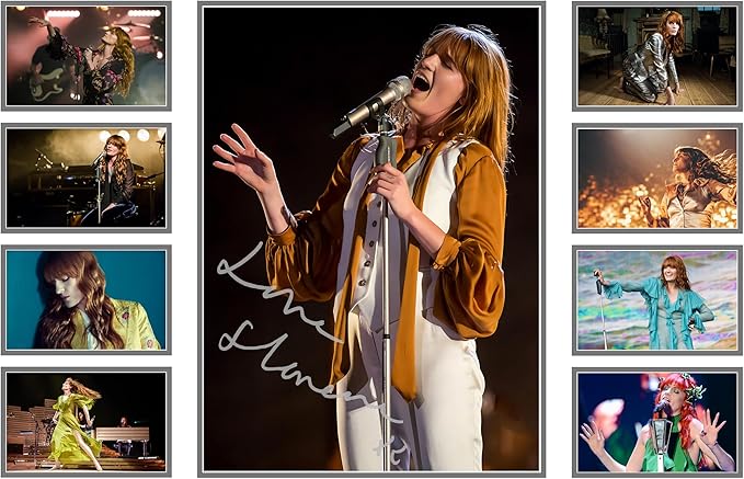 Florence & The Machine Signed Poster Print- Limited Edition Autograph Fan Gift – Collectible Memorabilia Merchandise