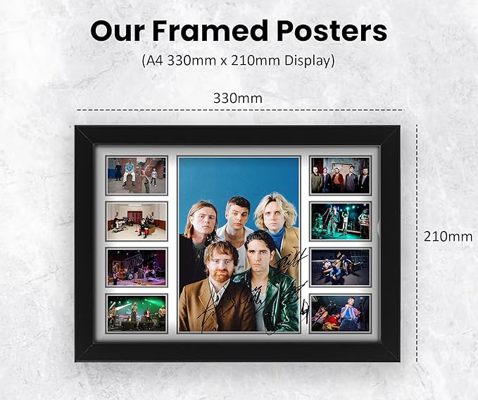 Fontaines D.C. Signed Poster Print- Limited Edition Autograph Fan Gift – Collectible Memorabilia Merchandise | Modern Culture Artwork, Music Memorabilia
