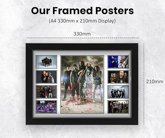 Korn Band Signed Poster Print- Limited Edition Autograph Fan Gift – Collectible Memorabilia Merchandise Music Artist