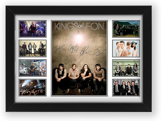Kings Of Leon Signed Poster Print- Limited Edition Autograph Fan Gift – Collectible Memorabilia Merchandise