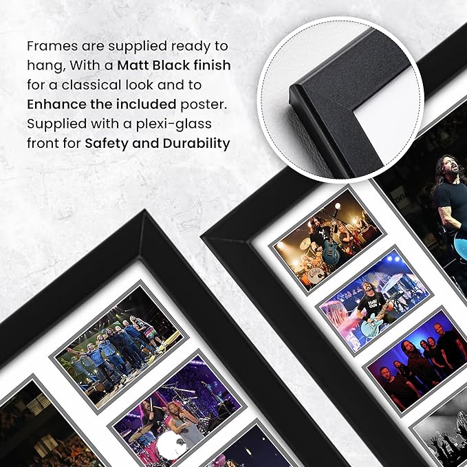 Foo Fighters Rock band Signed Poster Print- Limited Edition Autograph Fan Gift – Collectible Memorabilia Merchandise