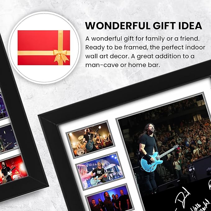 Foo Fighters Rock band Signed Poster Print- Limited Edition Autograph Fan Gift – Collectible Memorabilia Merchandise