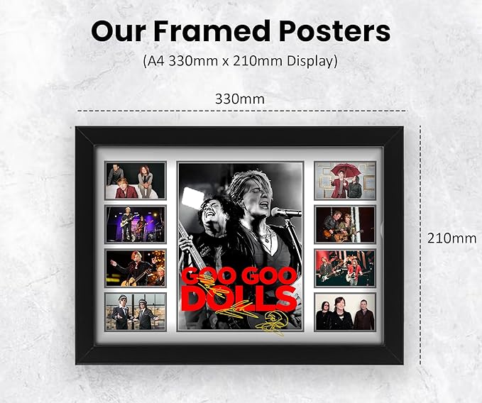 Goo Goo Dolls Signed Poster Print- Limited Edition Autograph Fan Gift – Collectible Memorabilia Merchandise