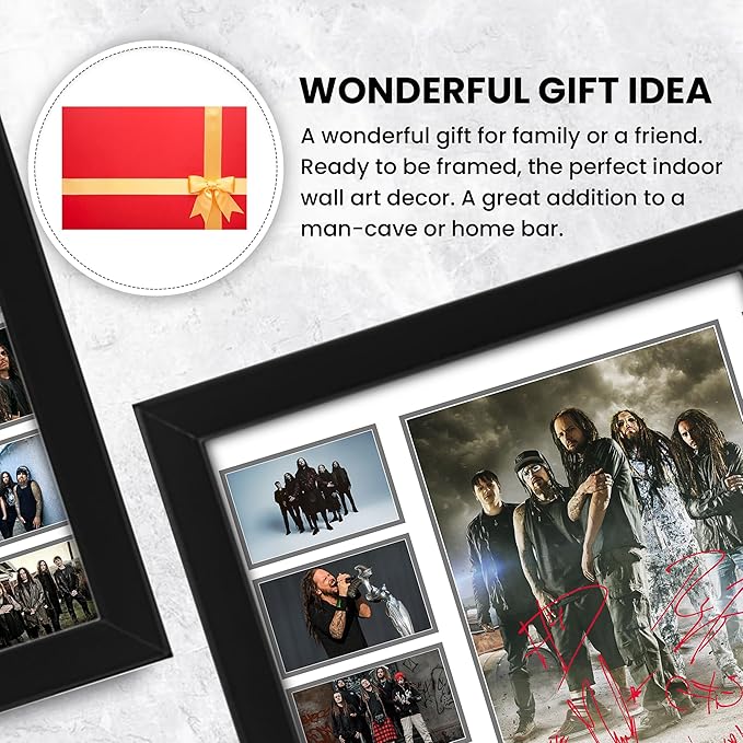 Korn Band Signed Poster Print- Limited Edition Autograph Fan Gift – Collectible Memorabilia Merchandise Music Artist