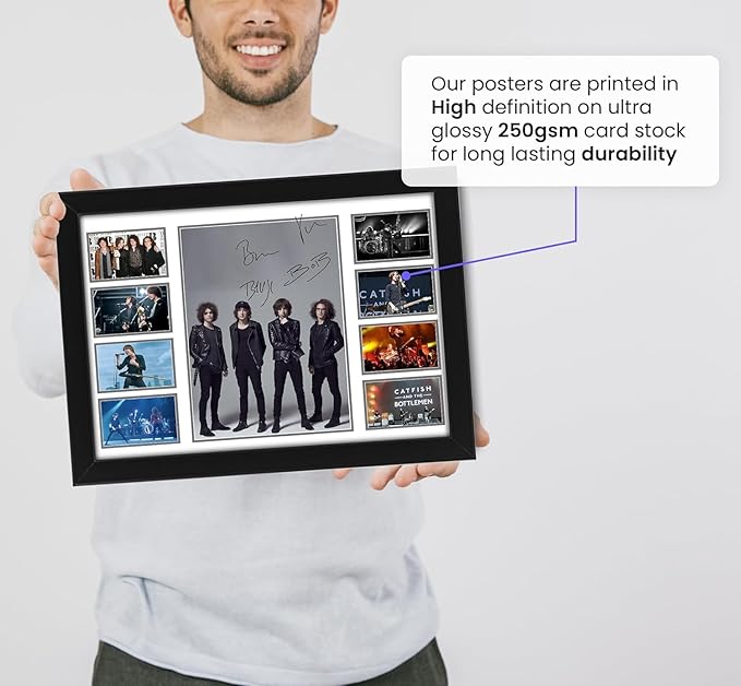 Catfish And The Bottlemen Signed Poster Print- Limited Edition Autograph Fan Gift – Collectible Memorabilia Merchandise