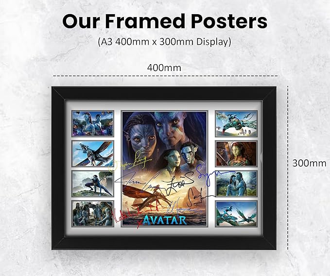 Avatar Start Cast Signed Poster Print- Limited Edition Autograph Fan Gift – Collectible Memorabilia Merchandise james cameron Fans