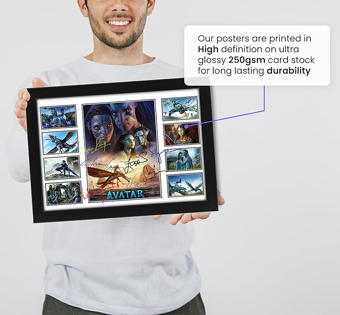 Avatar Start Cast Signed Poster Print- Limited Edition Autograph Fan Gift – Collectible Memorabilia Merchandise james cameron Fans