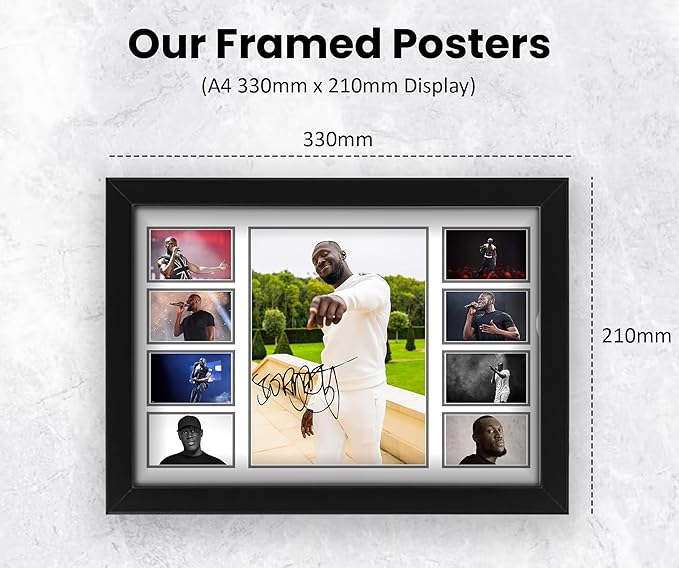 Stormzy Signed Poster Print- Limited Edition Autograph Fan Gift – Collectible Memorabilia Merchandise