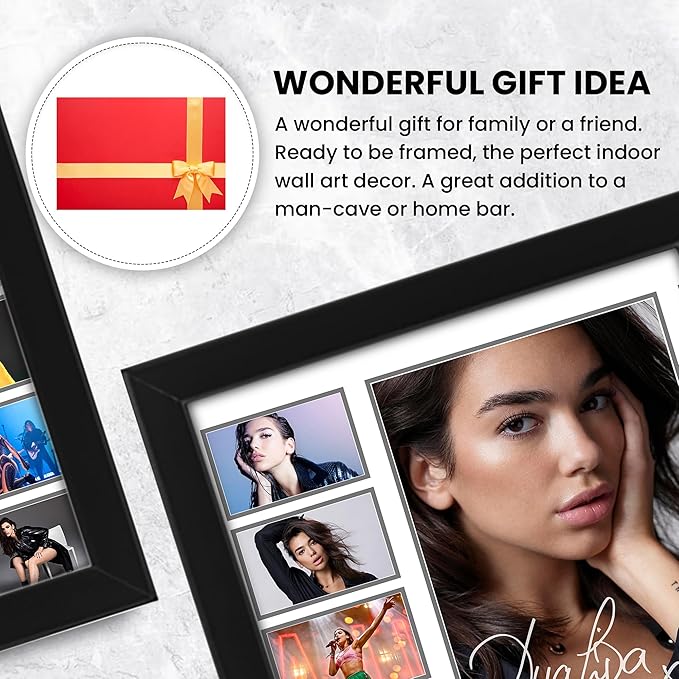 Dua Lipa Signed Poster Print- Limited Edition Autograph Fan Gift – Collectible Memorabilia Merchandise