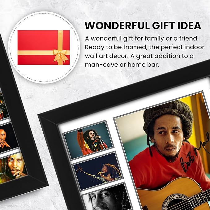 Bob Marley Signed Poster Print- Limited Edition Autograph Fan Gift – Collectible Memorabilia Merchandise, Music Artist