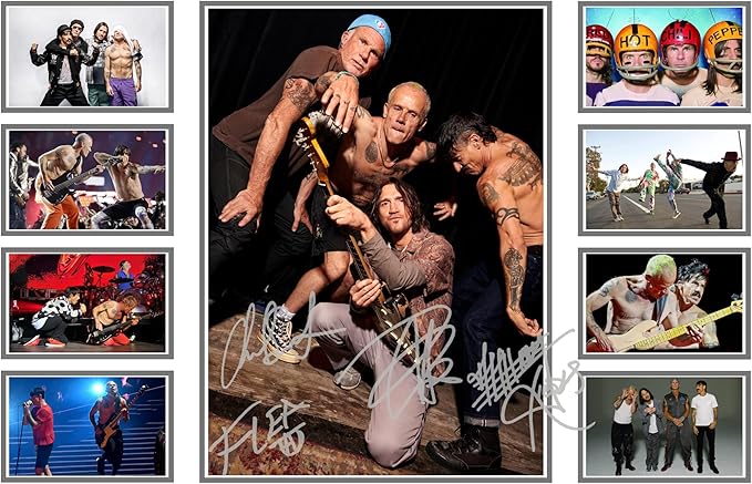 AllStarMedia Red Hot Chilli Peppers Stripes Poster, Memorabilia - Iconic Collectible for Fans