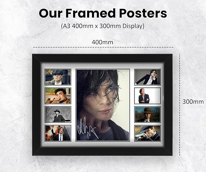 Cillian Murphy Signed Poster Print- Limited Edition Autograph Fan Gift – Collectible Memorabilia Merchandise