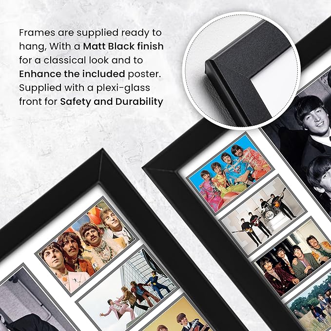 he Beatles Signed Poster Print- Limited Edition Autograph Fan Gift – Collectible Memorabilia Merchandise Autographed by Paul, John, George, & Ringo Starr