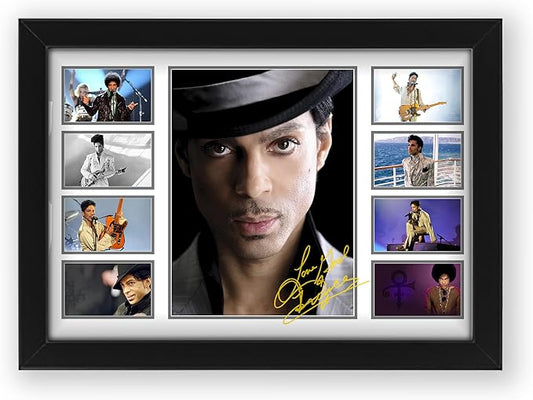 Prince Signed Poster Print- Limited Edition Autograph Fan Gift – Collectible Memorabilia Merchandise