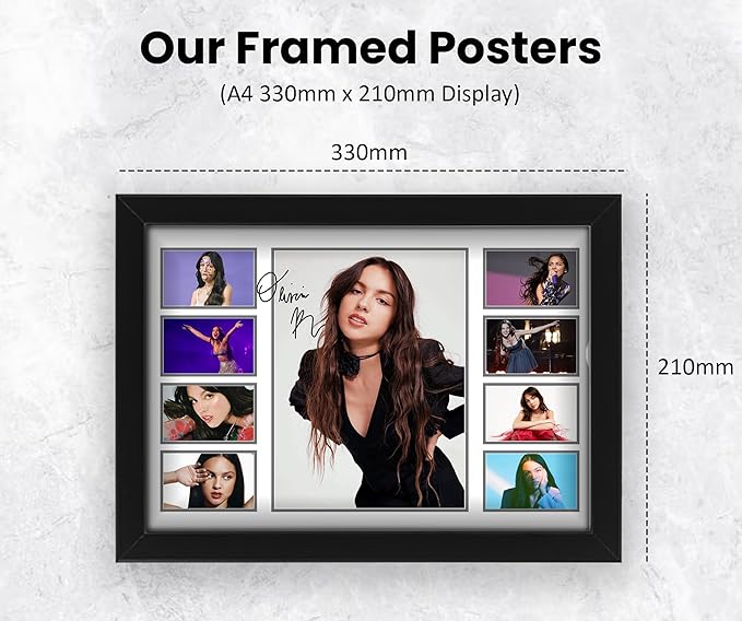 Olivia Rodrigo Signed Poster Print- Limited Edition Autograph Fan Gift – Collectible Memorabilia Merchandise
